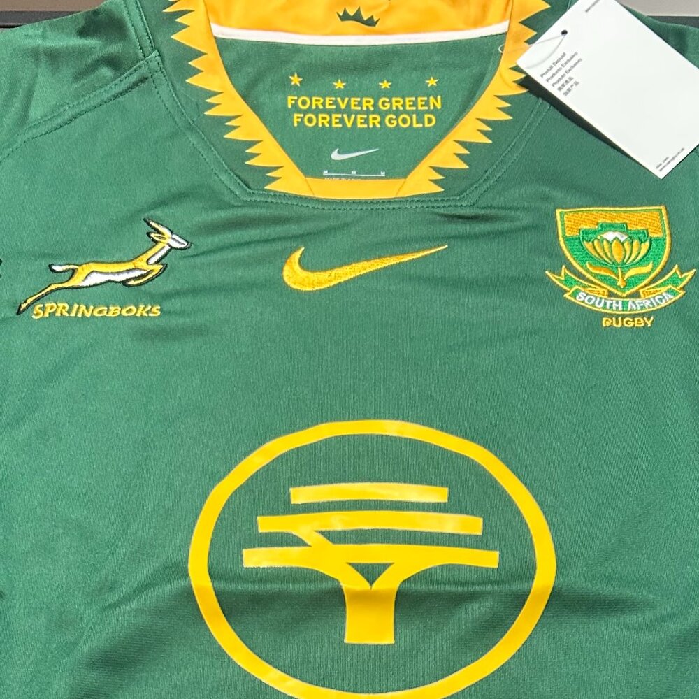 AUSTRALIA rules RUGBY SOUTH AFRICA SPRINGBOKS Men's JERSEY Sz M,L,XL,2X by Nike - Picture 3 of 7